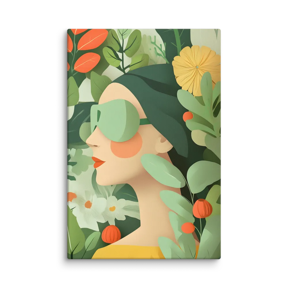 Nature's Serenity: A Modern Portrait | Art Print