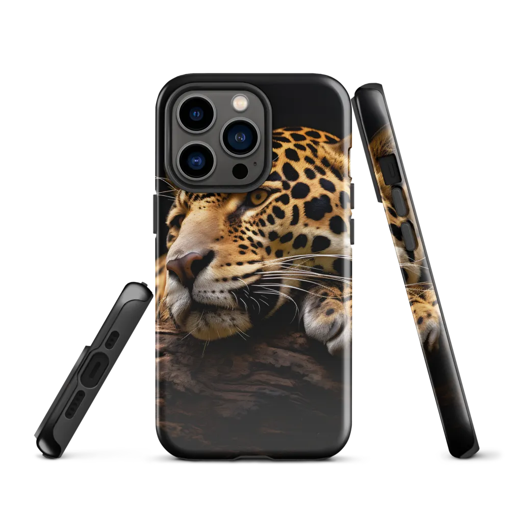 Tranquil Majesty: The Resting Leopard
