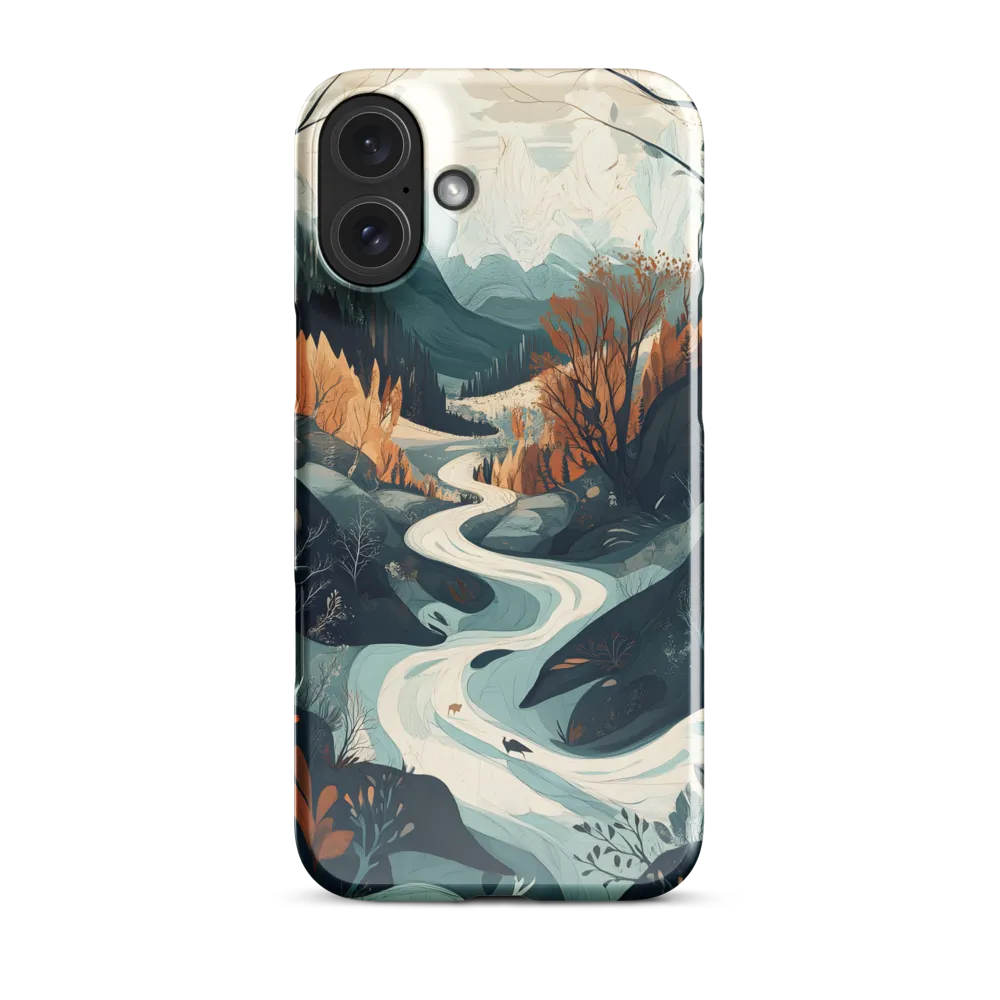 Winding Serenity: A Digital Landscape