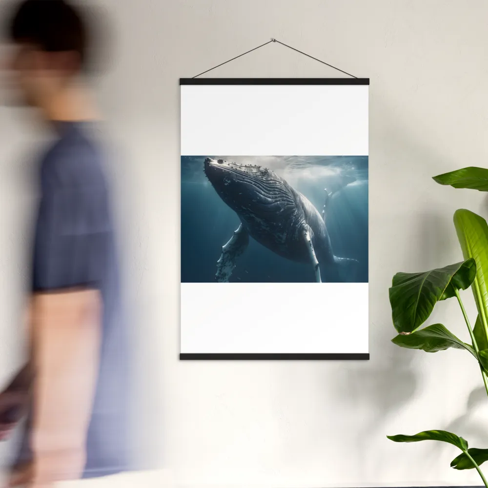 Graced by the Depths | Poster With Black Wood Hanger | 24″×36″