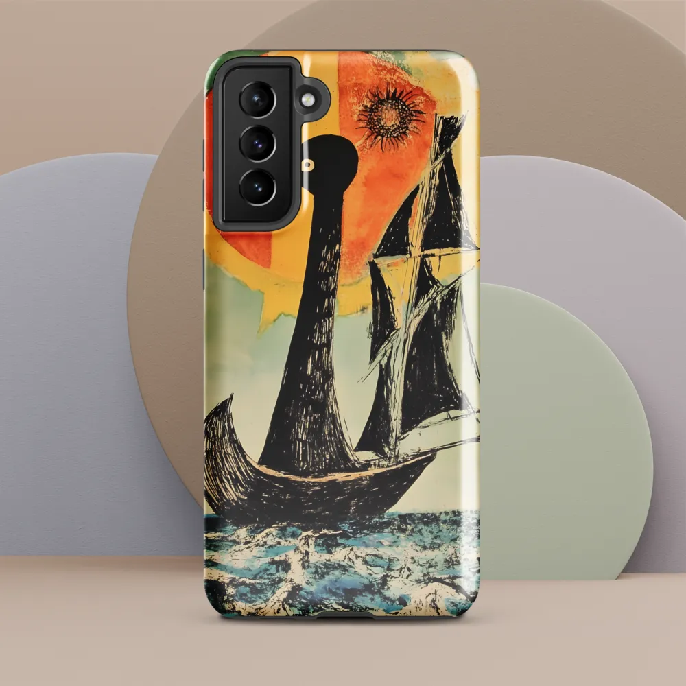 Sailing into the Surreal | Phone Case |  S21 Plus | Tough Case | Glossy