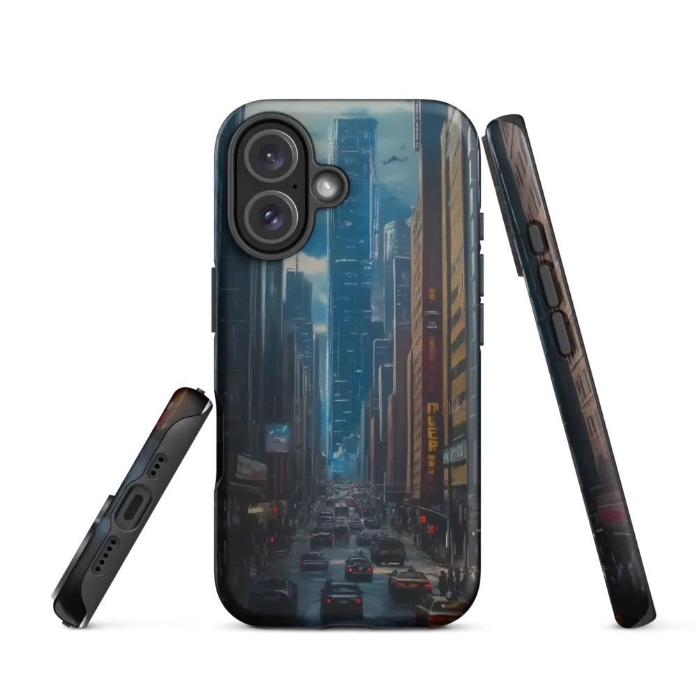 Urban Symphony: A Cityscape Reverie | Phone Case |  16 | Tough Case | Matte