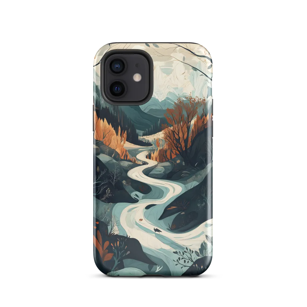 Winding Serenity: A Digital Landscape
