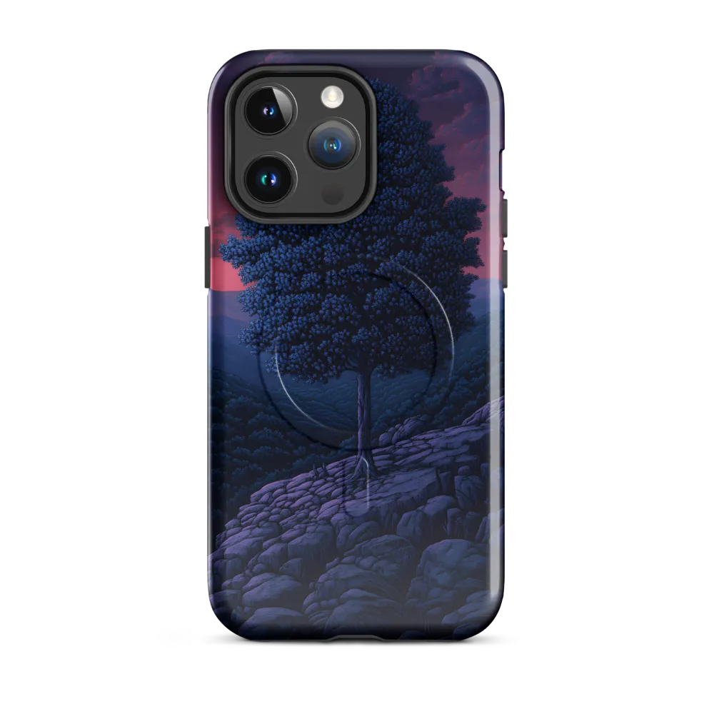 Solitary Sentinel: A Tree at Dusk