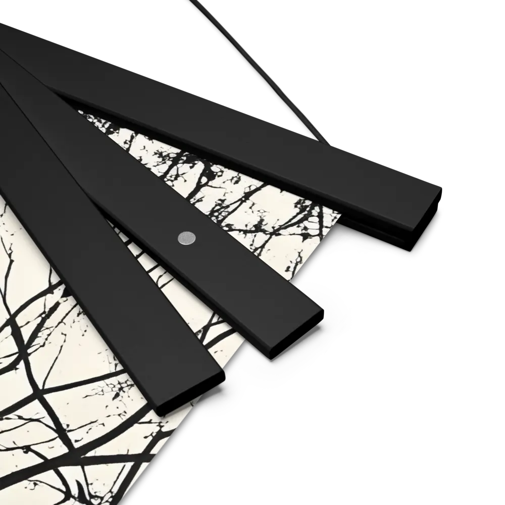 Whispers of Solitude | Poster With Black Wood Hanger | 18″×18″