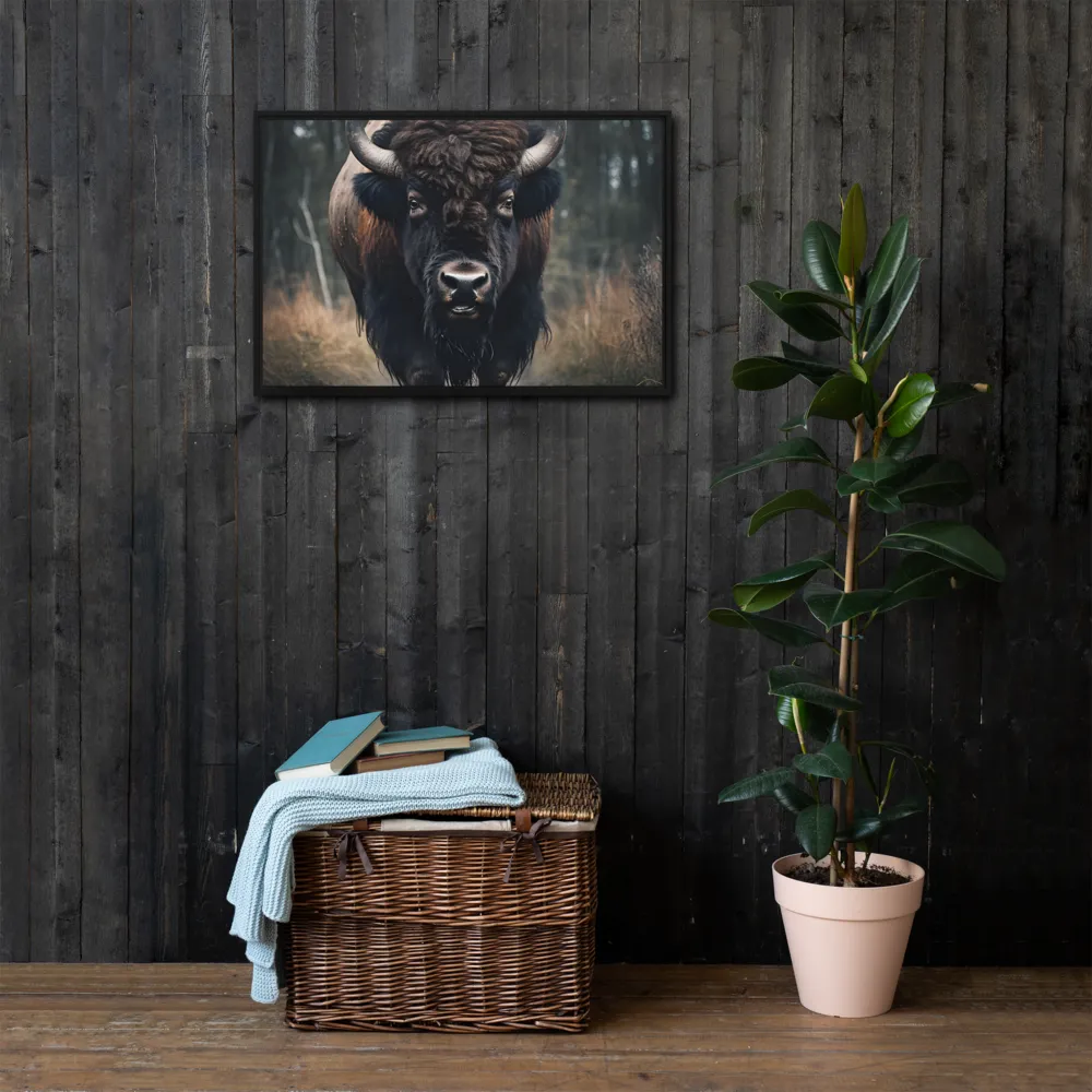 Majesty in the Wilderness | Canvas with Black Frame | 20″×30″