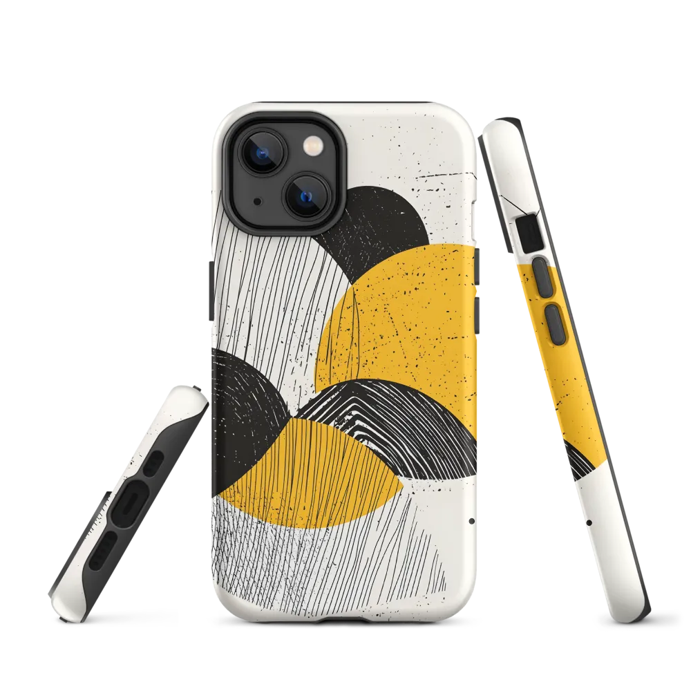 Dynamic Harmony in Black and Yellow