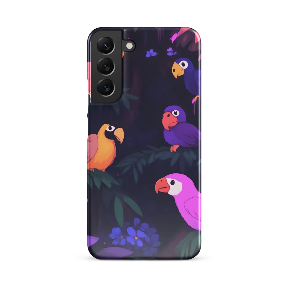 Tropical Parrot Playground | Phone Case |  S22 Plus | Snap Case | Glossy