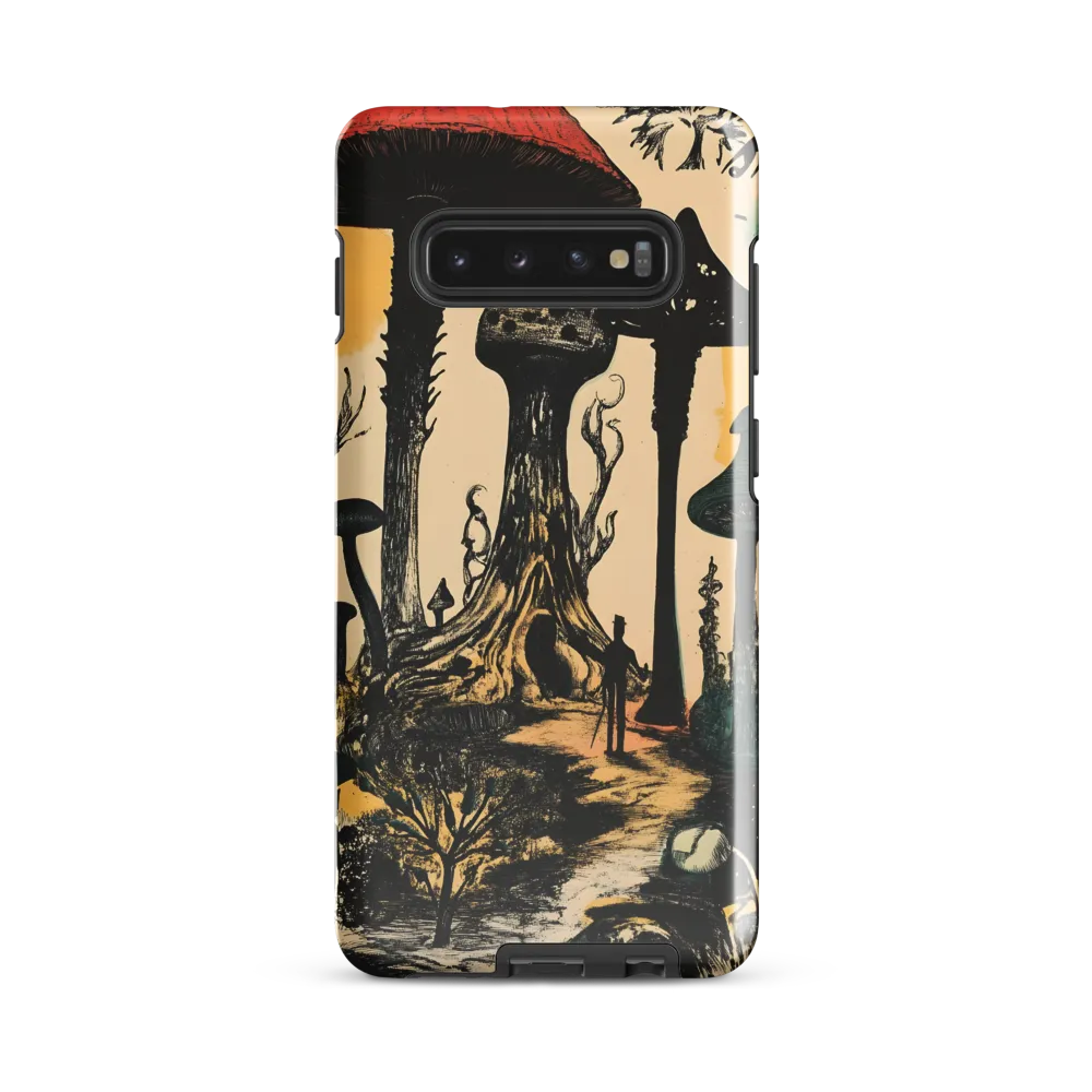 Whimsical Mycelium Realm | Phone Case |  S10 Plus | Tough Case | Glossy