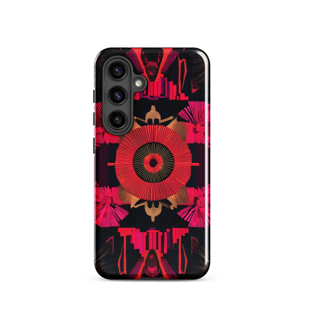 Dynamic Geometric Symphony | Phone Case |  S24 | Tough Case | Glossy