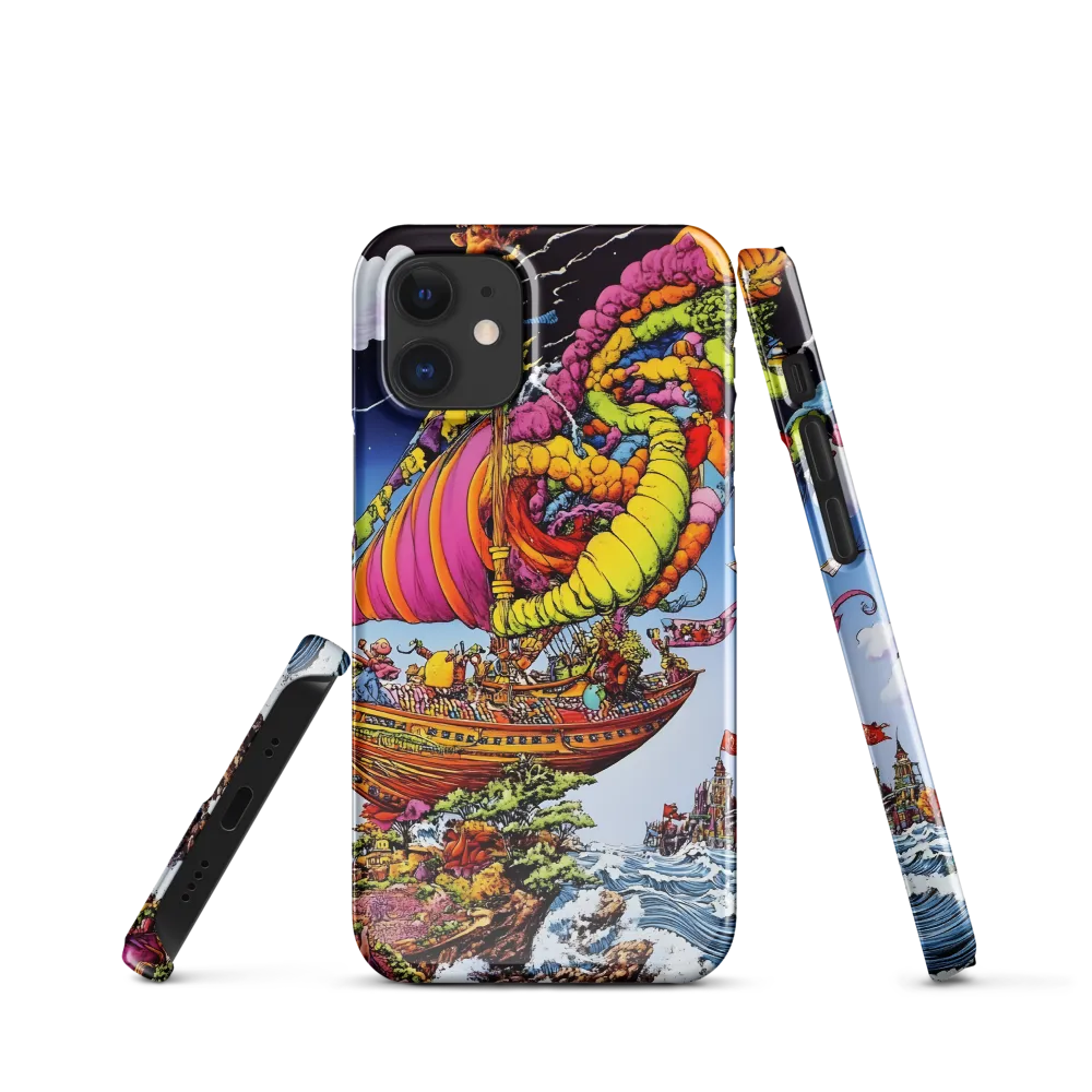 Voyage of Whimsy: A Surreal Sailor's Dream | Phone Case |  12 Mini | Snap Case | Glossy