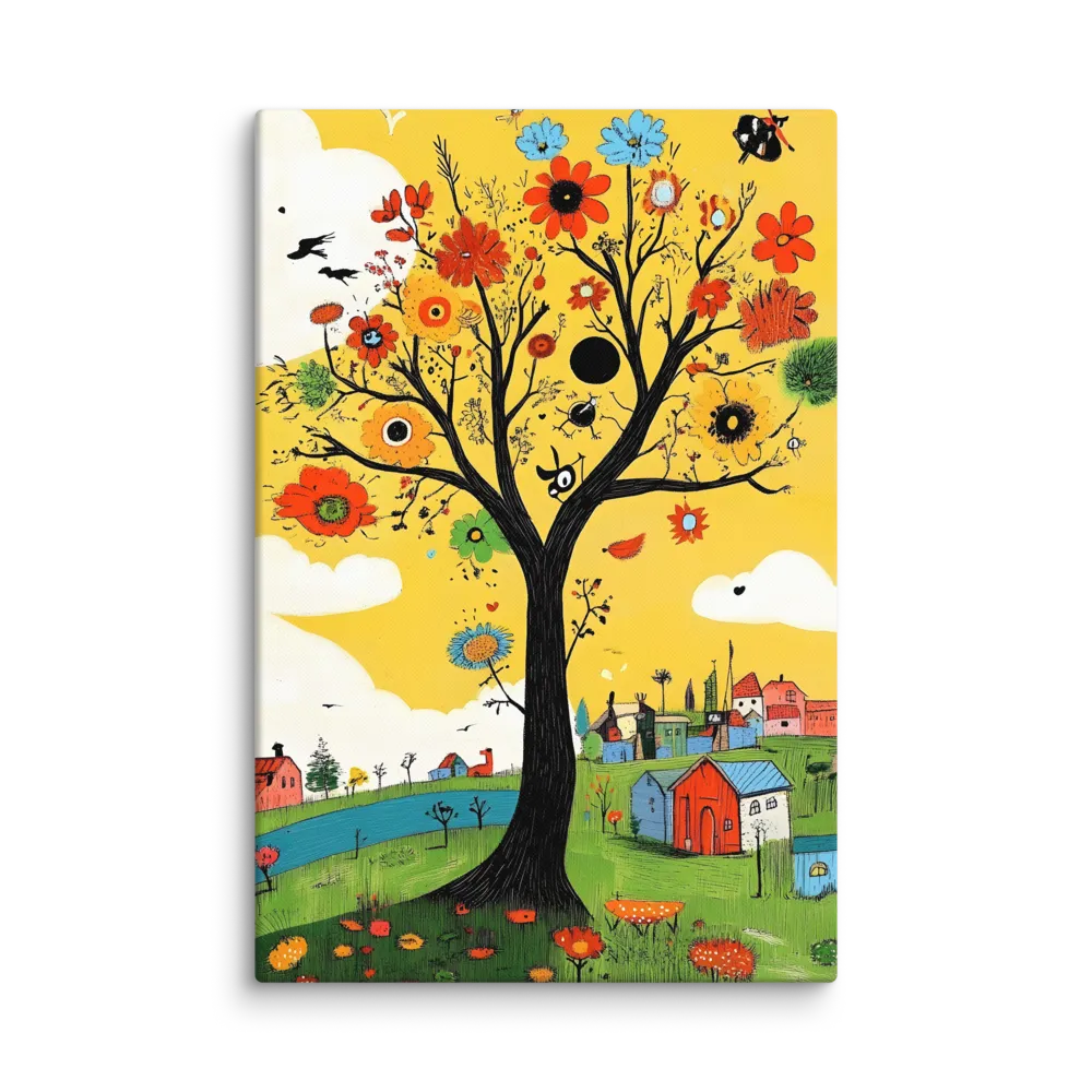 The Flowering Tree Above the Village