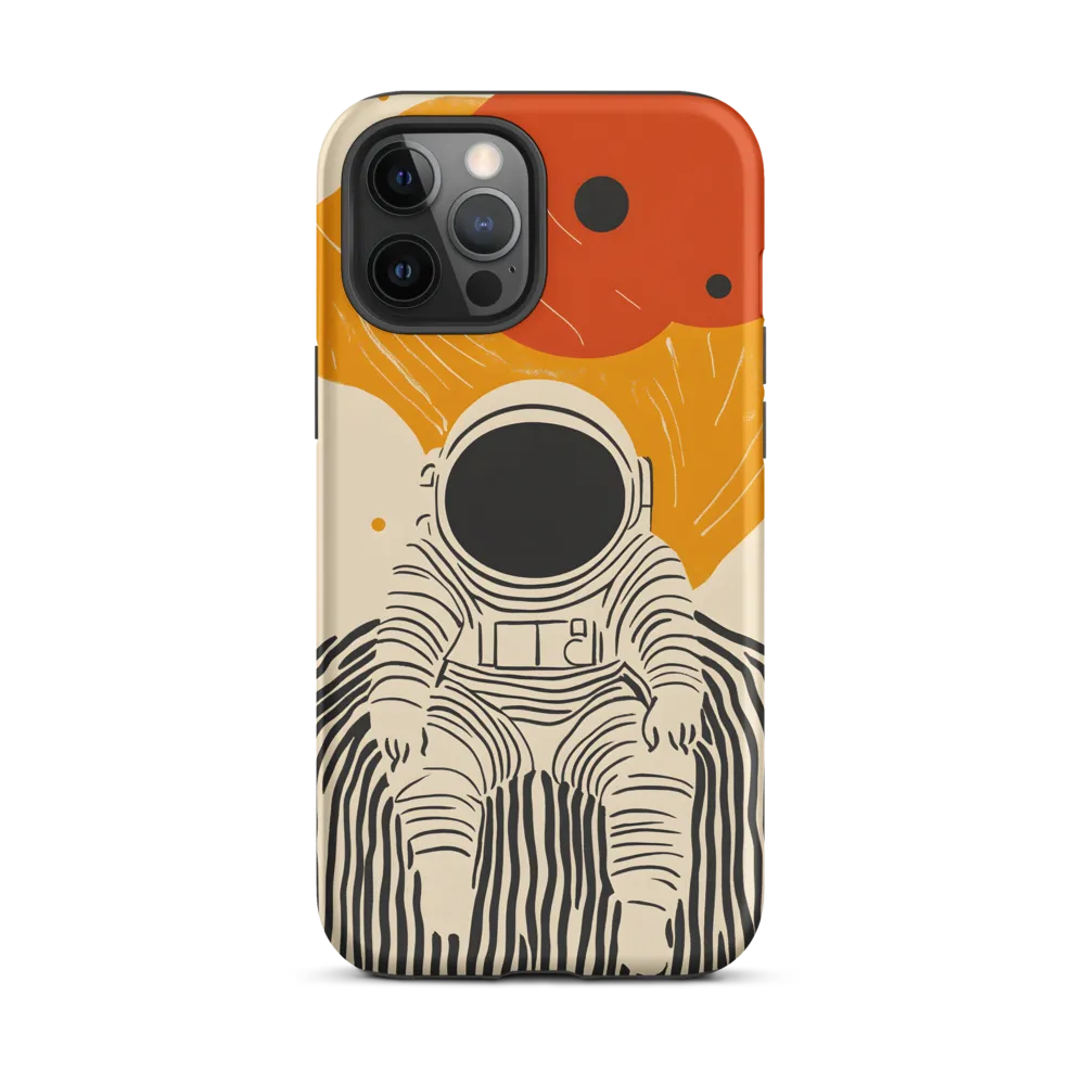 Astronaut in Cosmic Thoughts | Phone Case |  12 Pro Max | Tough Case | Matte