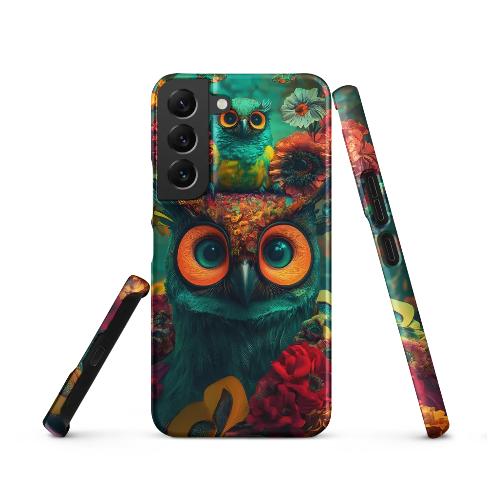 Majestic Harmony: The Floral Owl