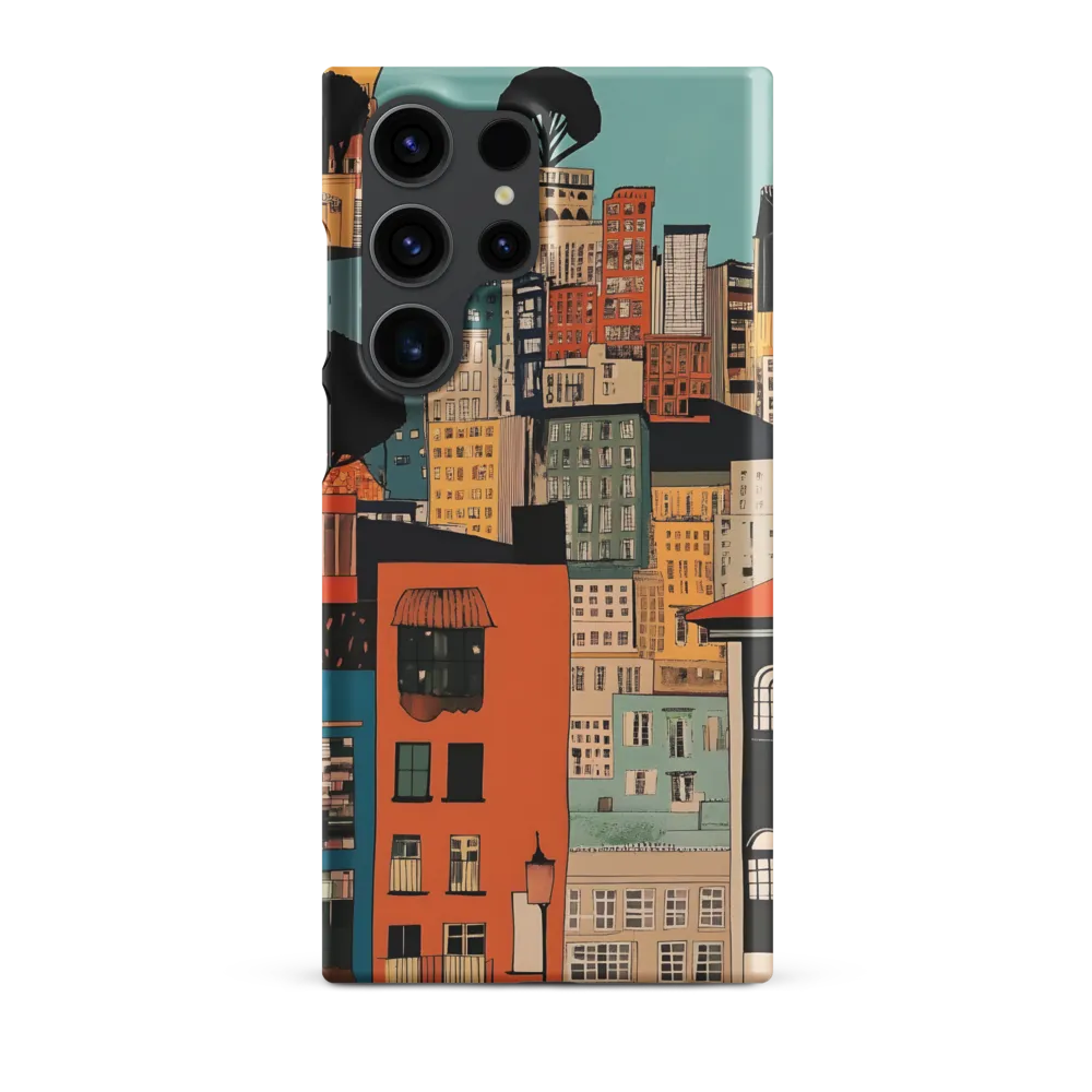 Urban Fusion: A Colorful Cityscape