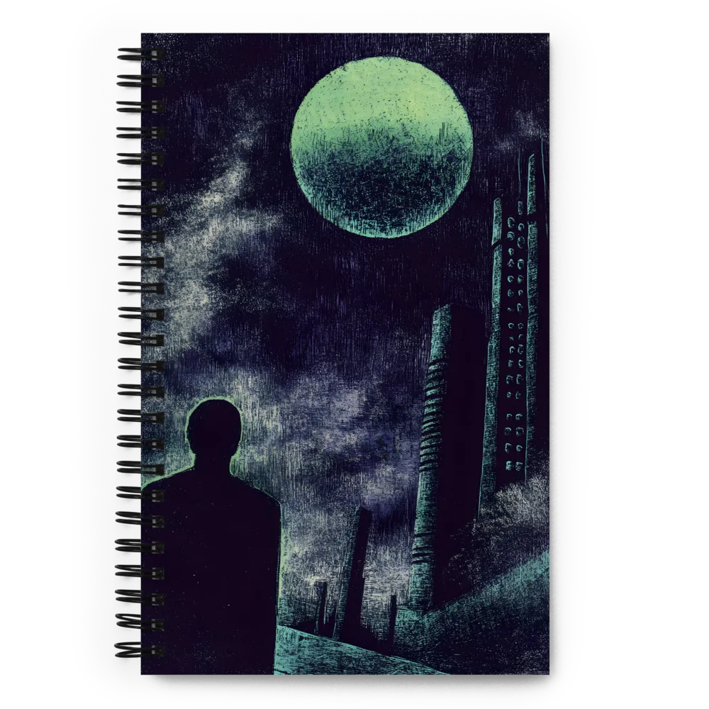 Lunar Solitude | Spiral Notebook