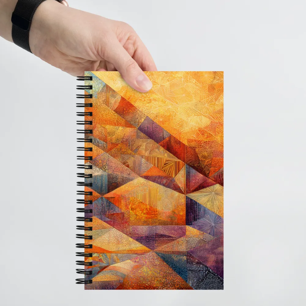 Symphony of Geometry | Spiral Notebook