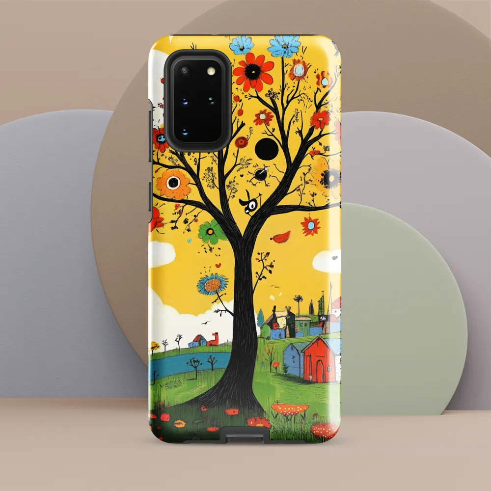 Whimsical Blooms of Life | Phone Case |  S20 Plus | Tough Case | Glossy