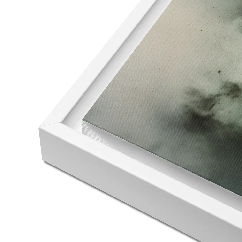 Clouded Thoughts | Canvas with White Frame | 18″×24″