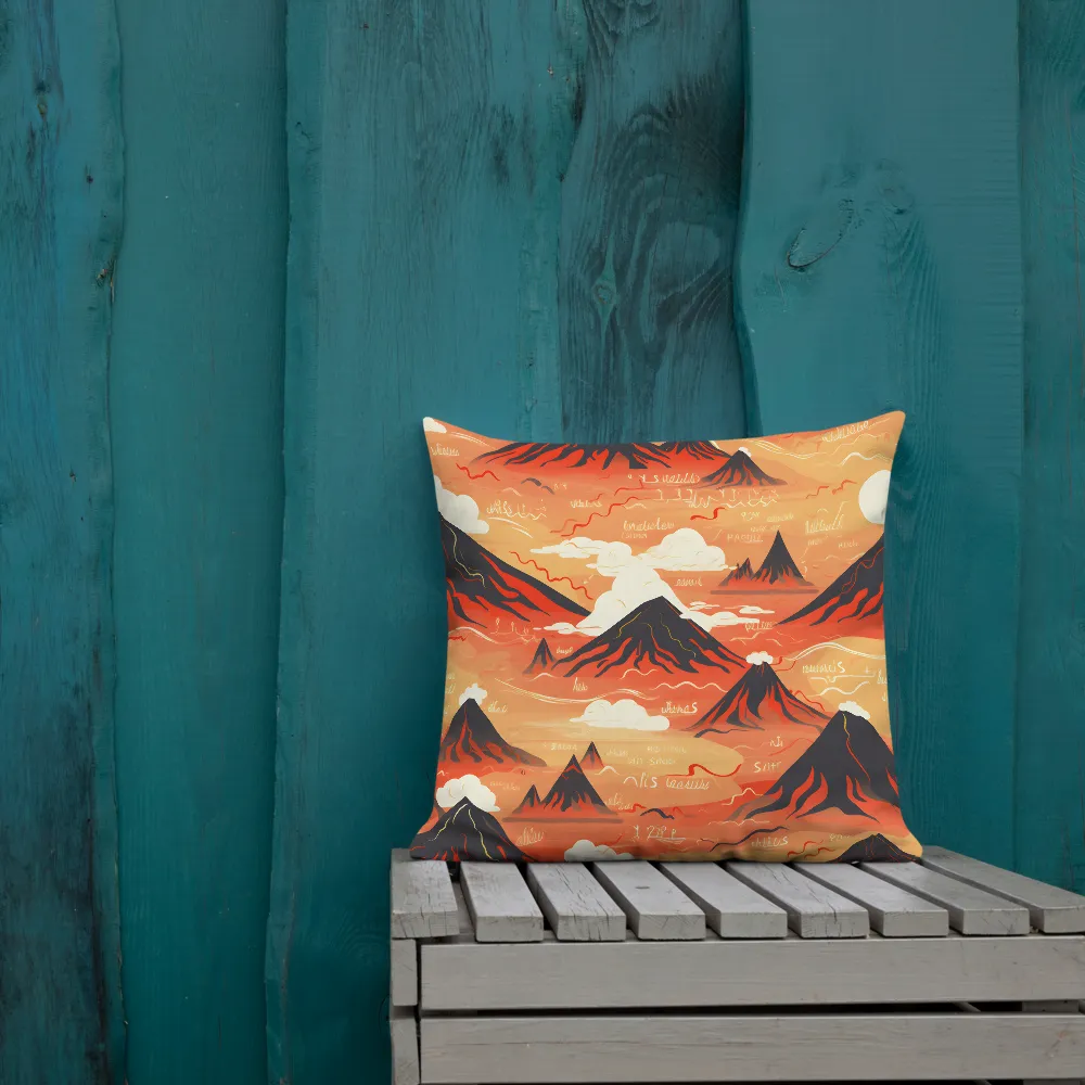 Whispers of the Volcano | Pillow | 18″×18″