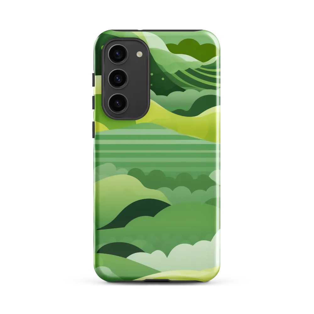 Tranquility in Green Waves
