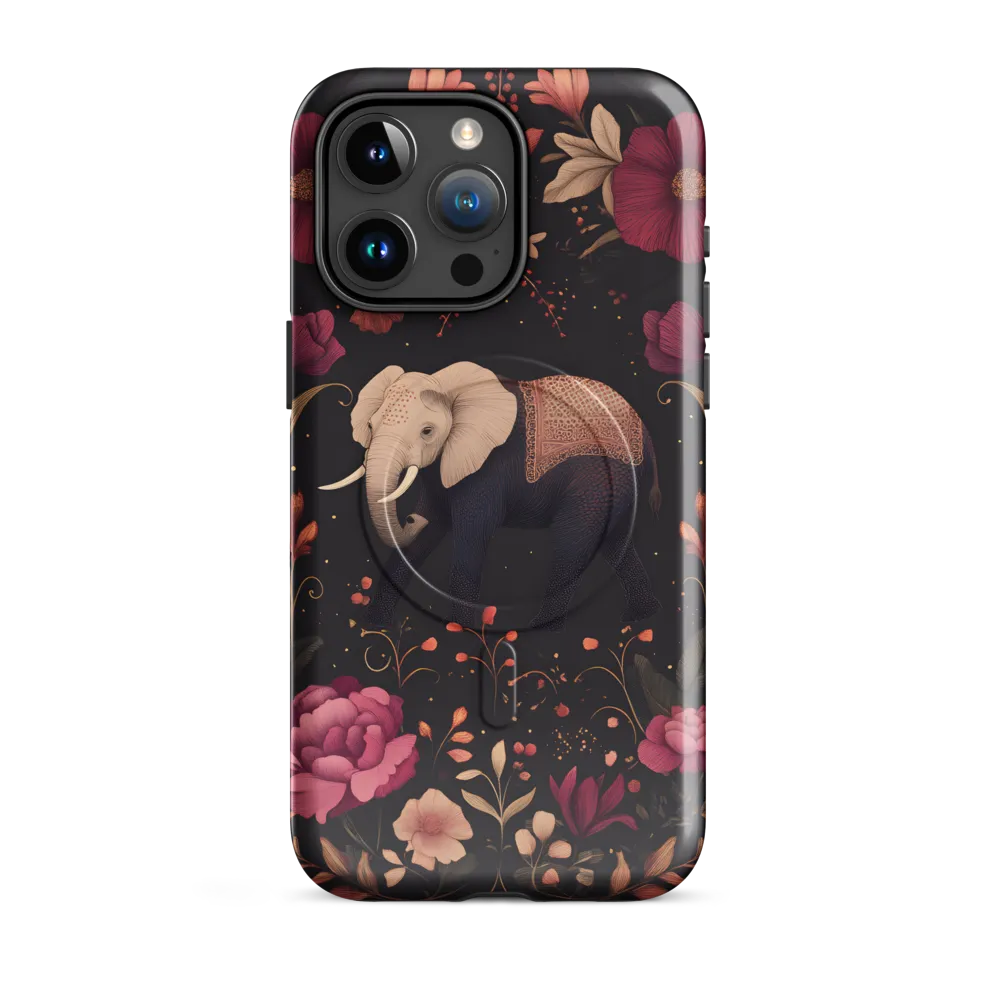 Whispers of the Wild: Elephants and Blooms