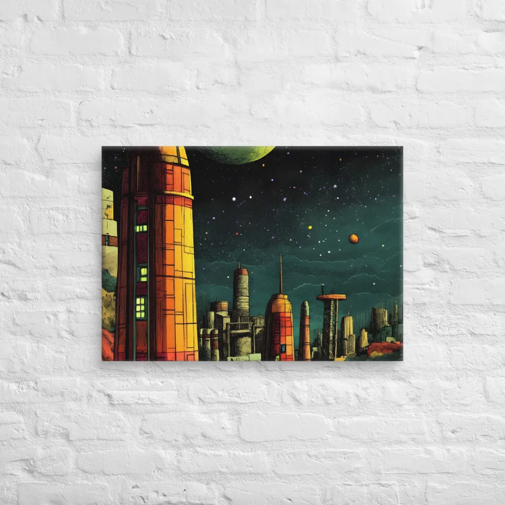 Cosmic Cityscape | Canvas | 20″×28″