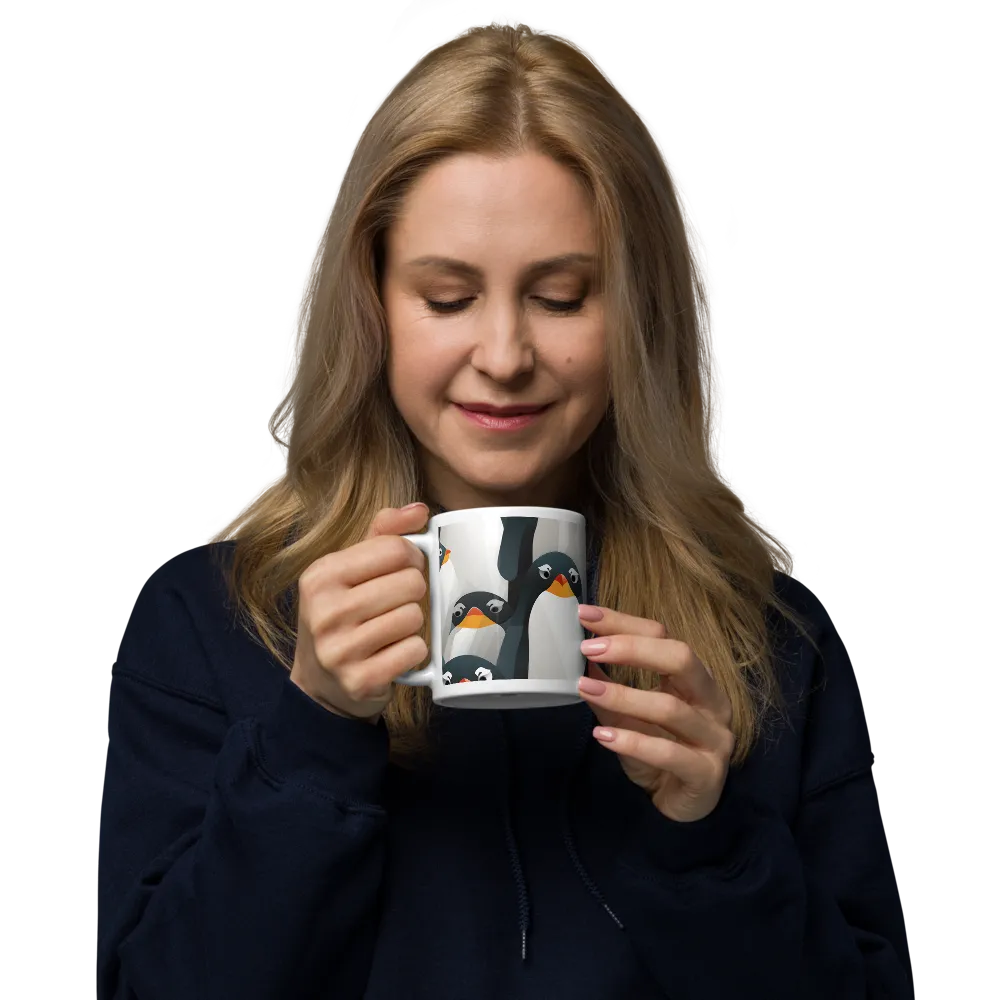 Penguin Parade | Mugs | Multiple Sizes & Colors