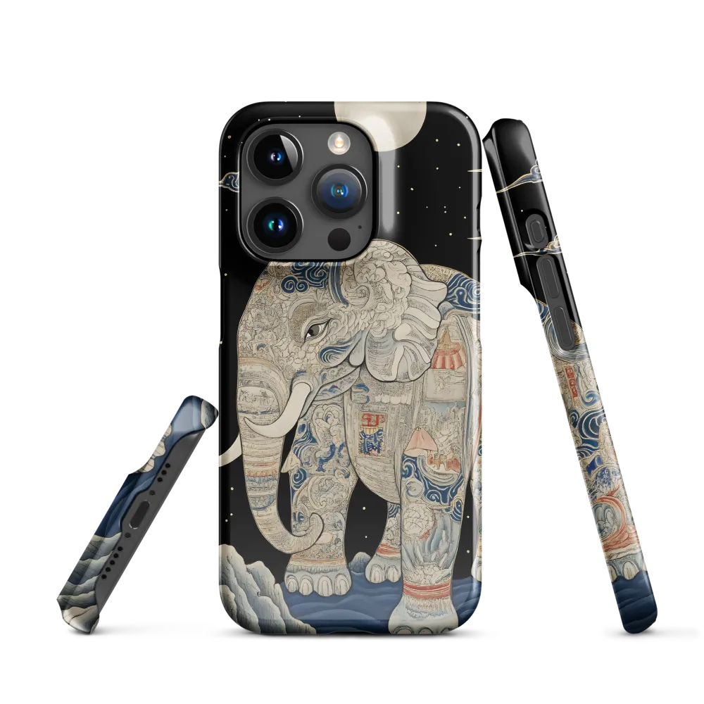 The Majestic Tale of the Painted Elephant | Phone Case |  15 Pro | Snap Case | Glossy