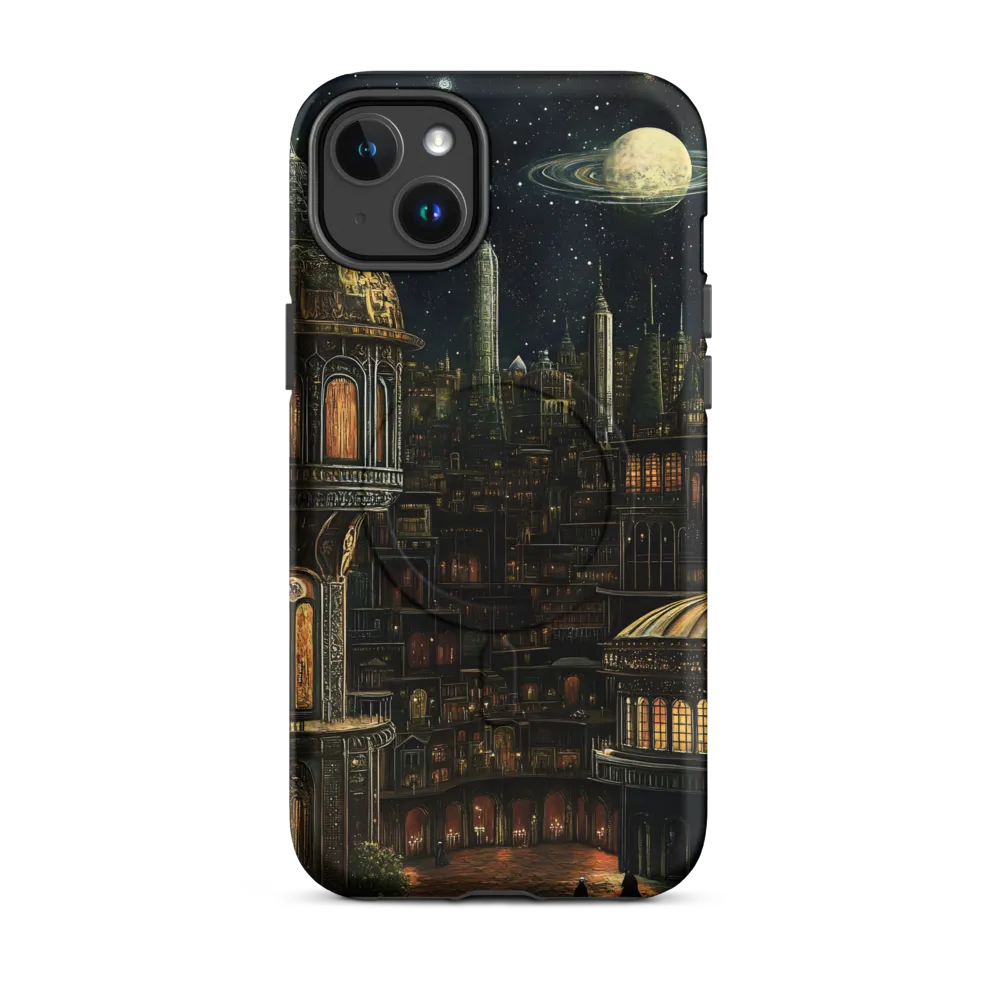 Celestial Enigma: A Surreal Cityscape