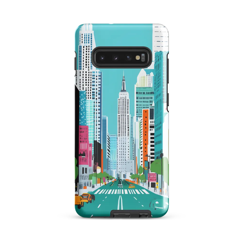 Urban Symphony: A Modern Cityscape | Phone Case |  S10 Plus | Tough Case | Glossy