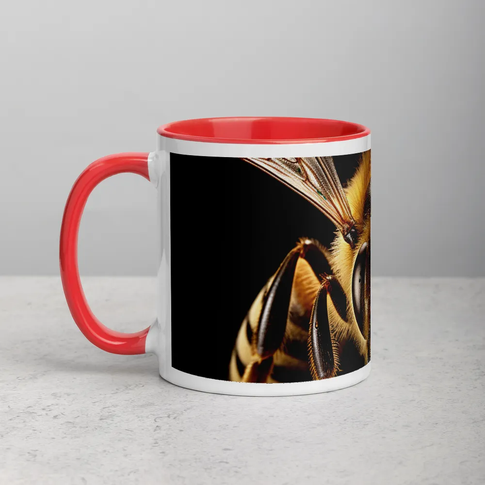 Macro Photograph of a Bee | Mug