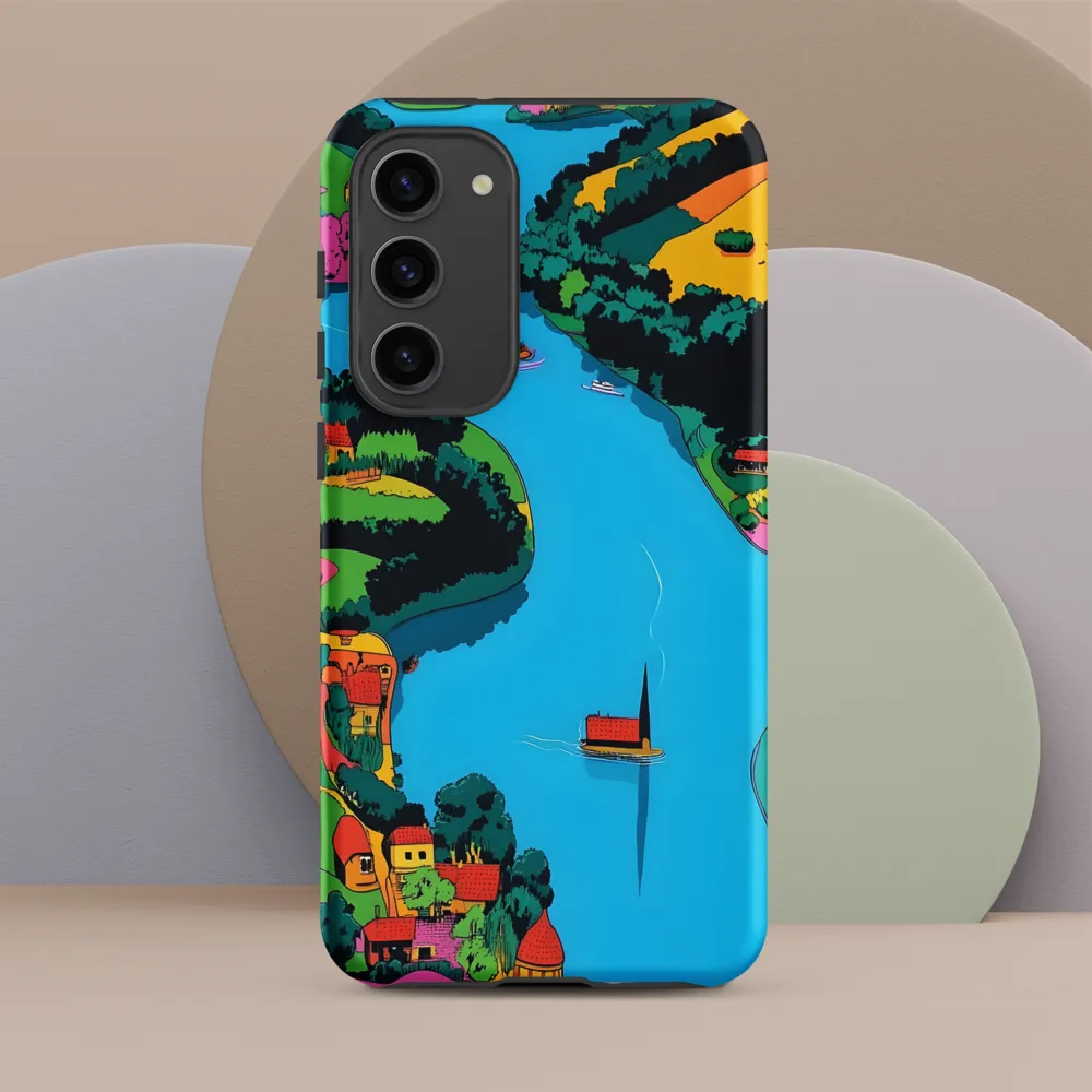 Whimsical River Landscape