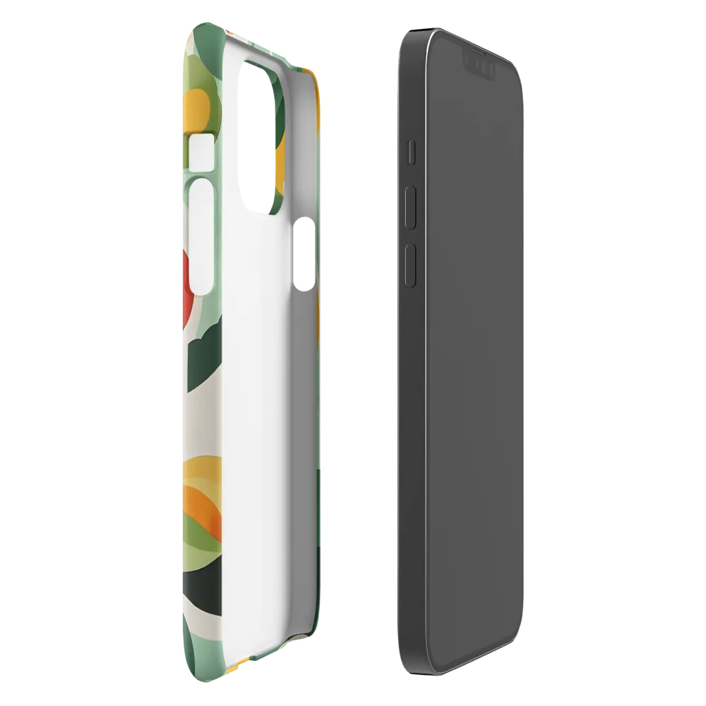 Harmony in Shapes: A Playful Abstract Design | Phone Case |  13 Pro Max | Snap Case | Glossy