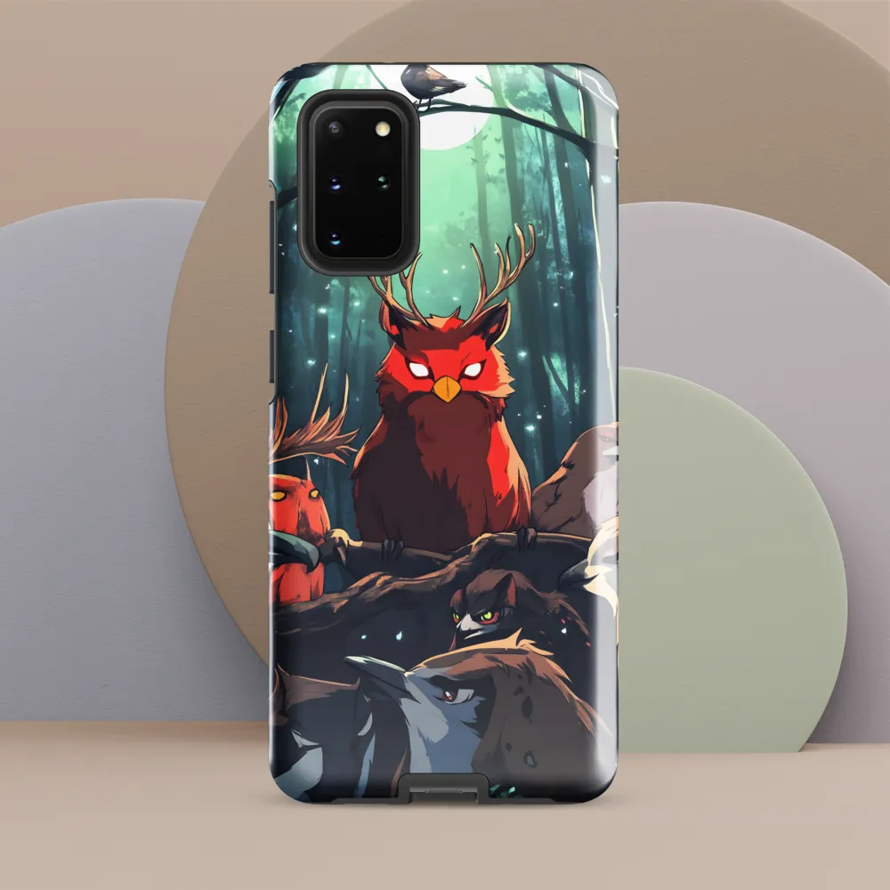 Gathering in the Moonlit Forest