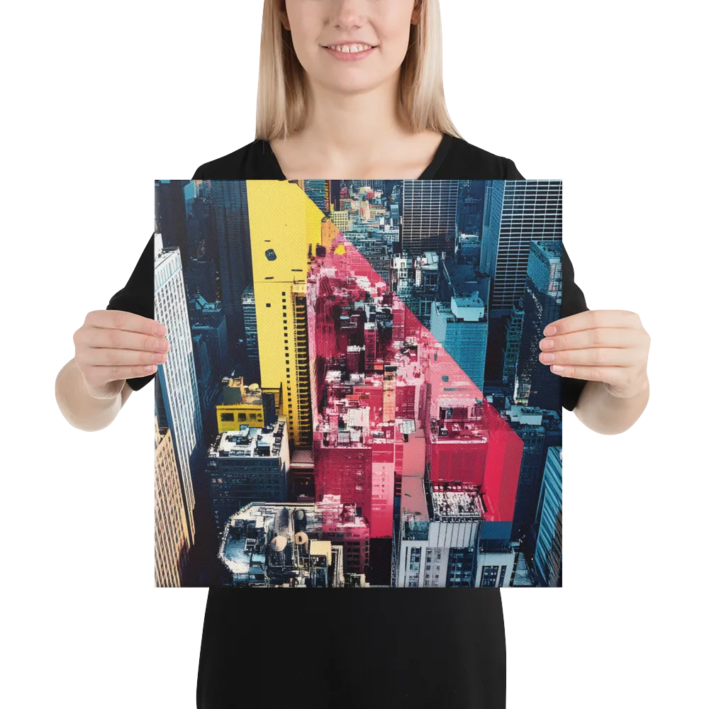 Dynamic Urban Symphony | Canvas | 16″×16″