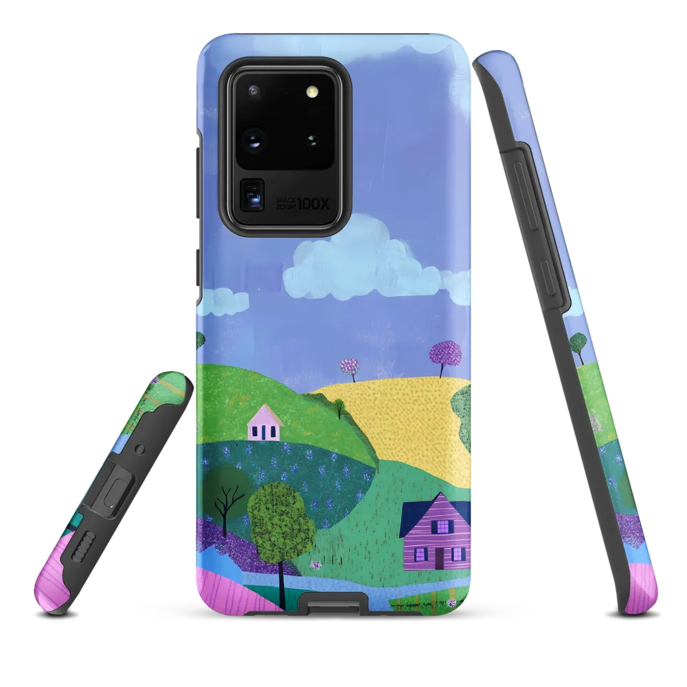 Whimsical Hills and Quaint Homes | Phone Case |  S20 Ultra | Tough Case | Matte