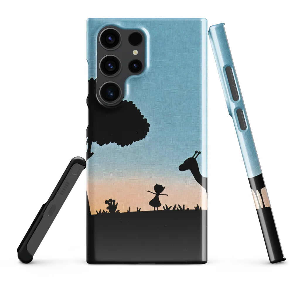 Curiosity in the Silhouette | Phone Case |  S23 Ultra | Snap Case | Glossy