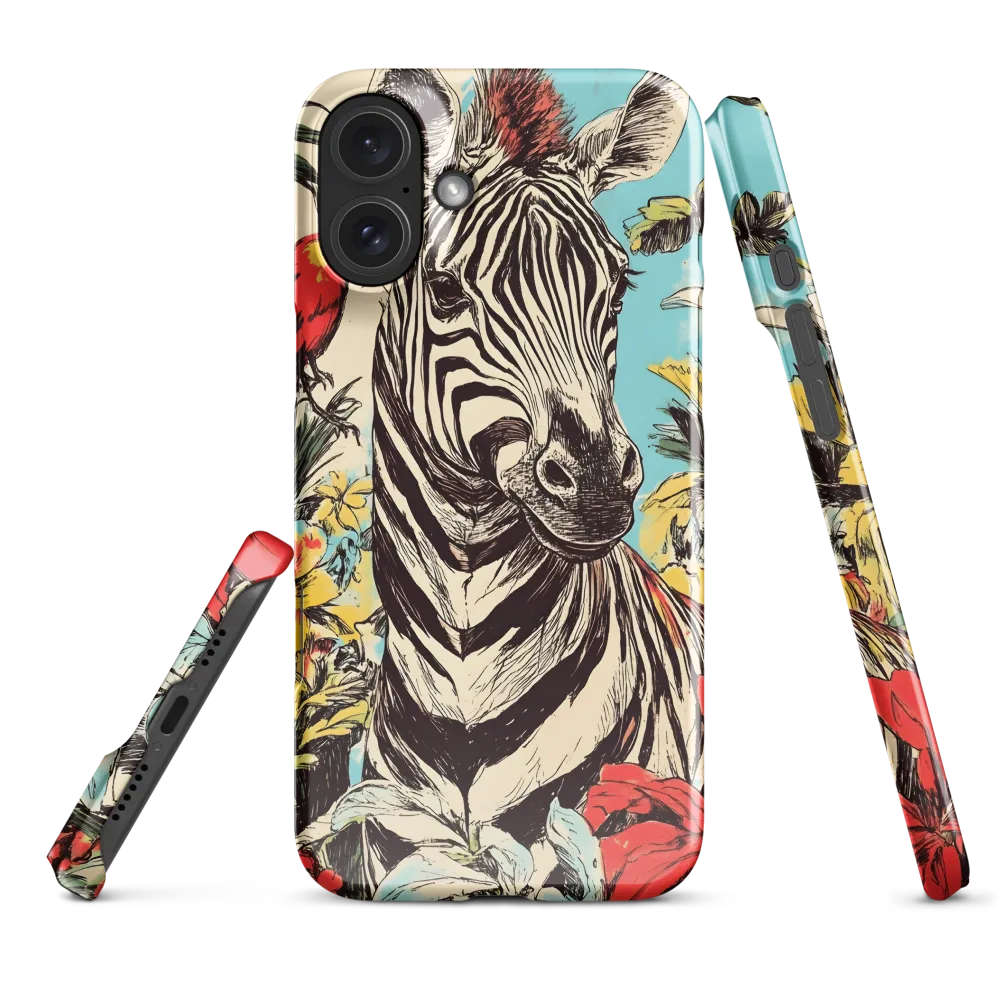Zebra in Tropical Reverie