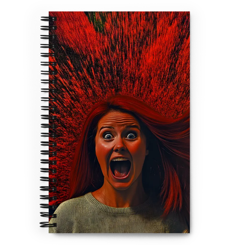 Eruption of Emotion | Spiral Notebook