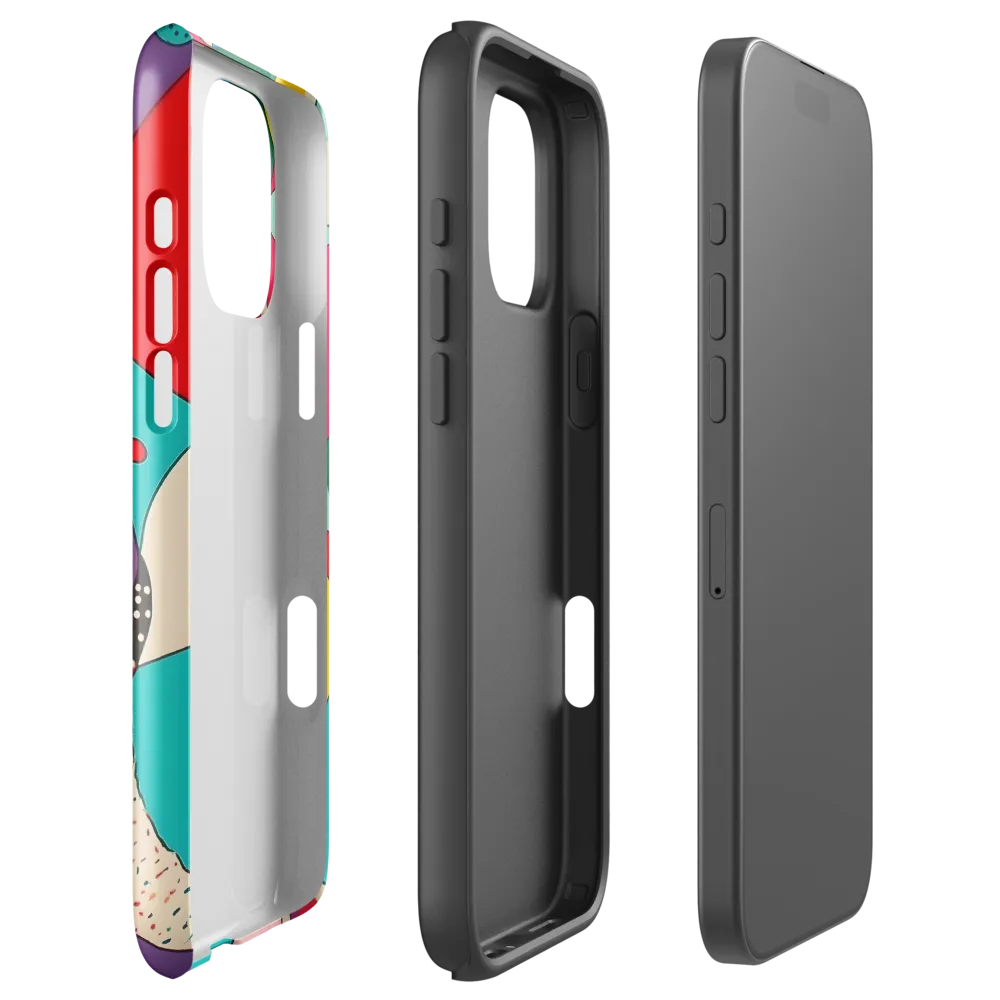 Playful Geometry in Color | Phone Case |  16 Pro Max | Tough Case | Glossy
