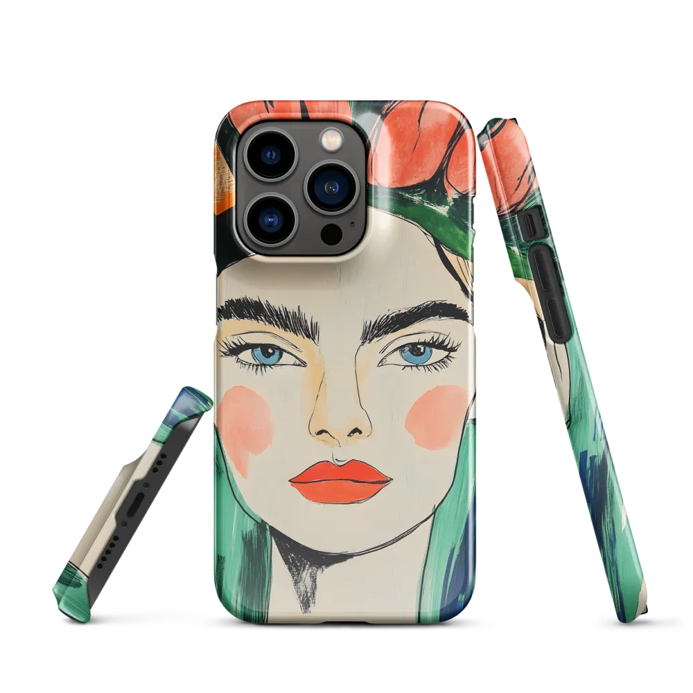 Radiant Bloom: A Serene Portrait