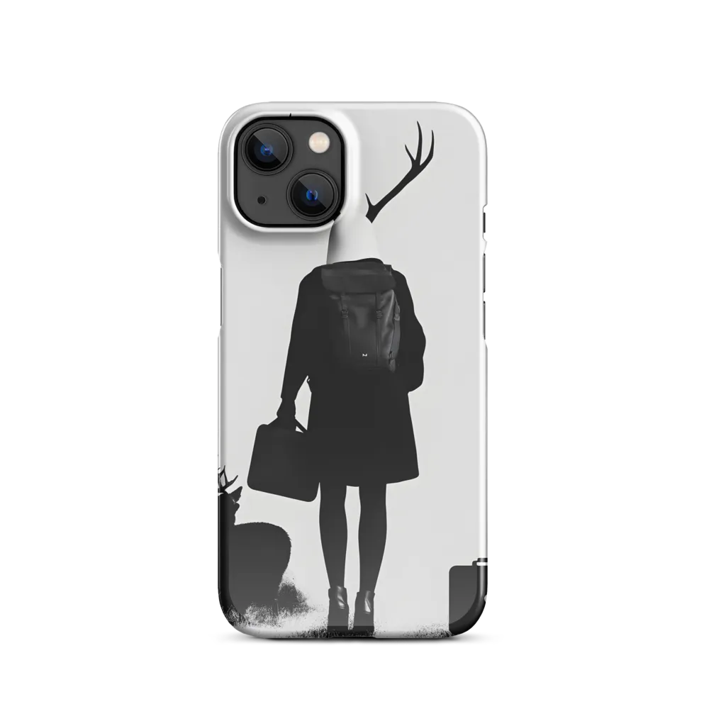 Antlered Reflections | Phone Case |  13 | Snap Case | Glossy