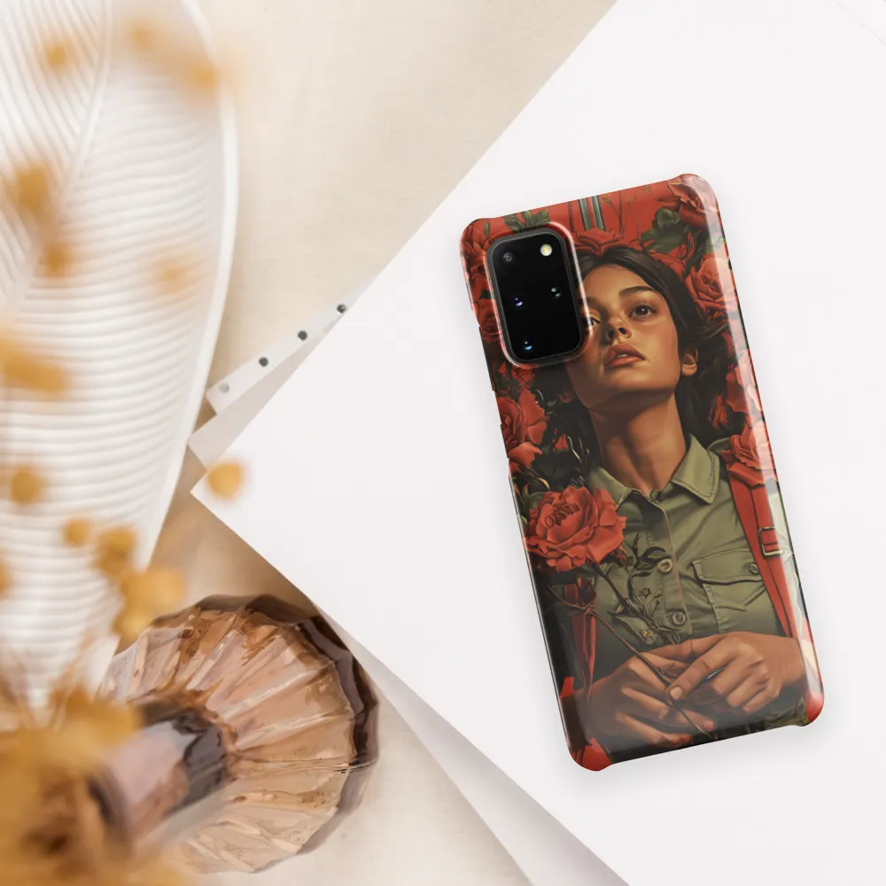 Harmony and Strength: A Portrait Among Roses