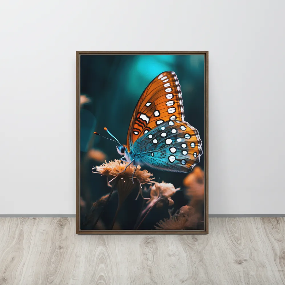 Whispers of Color: The Butterfly's Embrace