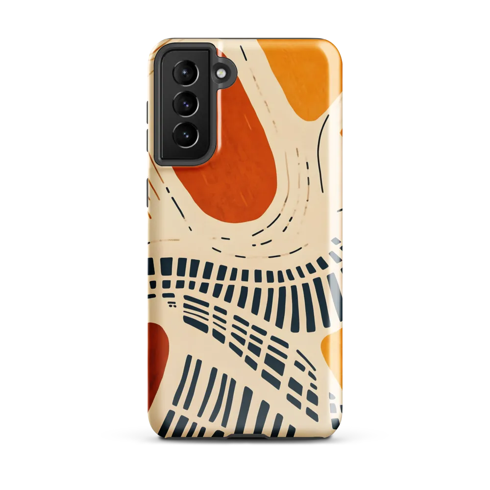 Urban Patterns in Harmony | Phone Case |  S21 Plus | Tough Case | Glossy
