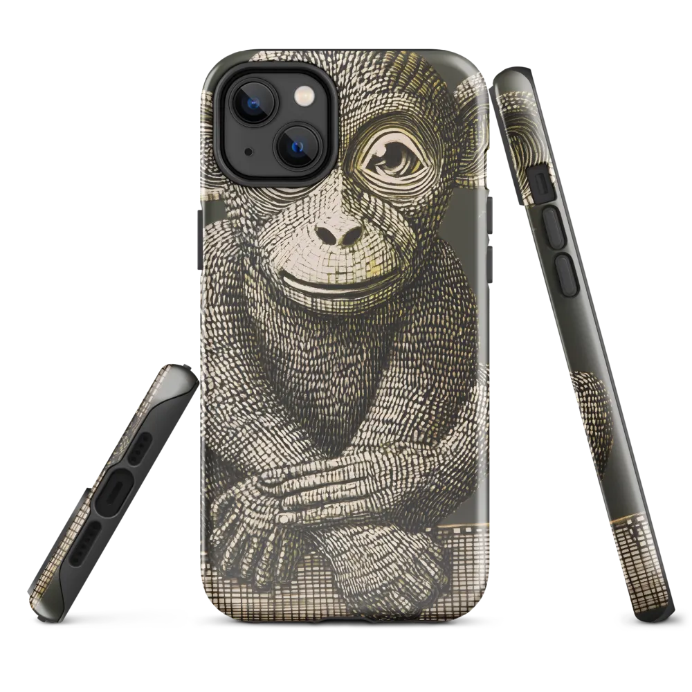 Intricate Primate Portrait