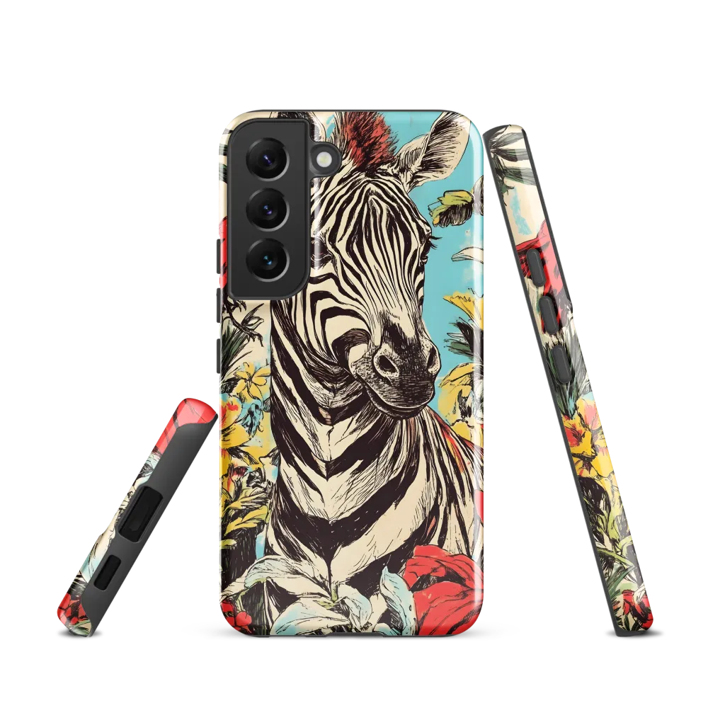 Zebra in Tropical Reverie