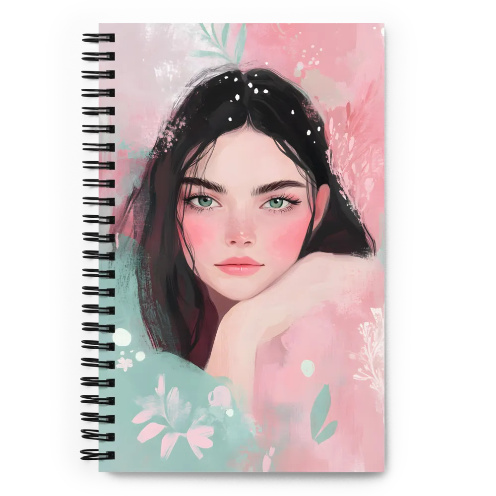 Serenity in Blossom | Spiral Notebook