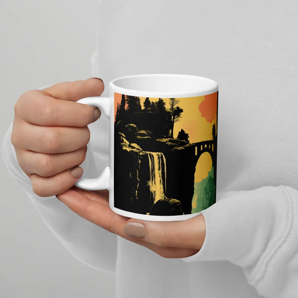 The Enchanted Bridge | Mug with White inside | 11 oz